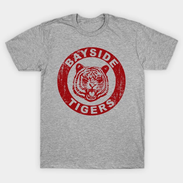 Bayside Tigers Logo Vintage T-Shirt by Aldebaran